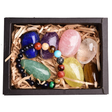 Load image into Gallery viewer, 8pcs Natural crystal original stone seven Chakra Healing Stone Mineral specimen collection gift box
